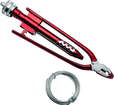 BikeMaster 6-1/2in Safety Wire Pliers w/ Wire - 151554 Photo - Primary