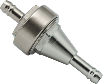 BikeMaster 1/4in Inline Fuel Filter - Titanium - 152401 Photo - Primary