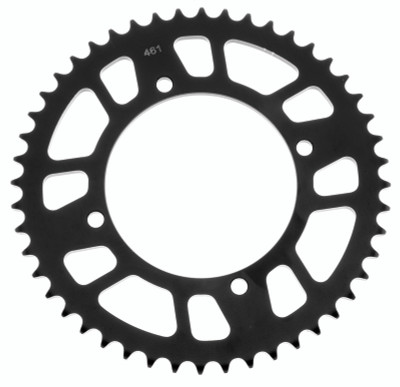 BikeMaster Kawasaki Rear Steel Sprocket 420 53T - Black - 965017 User 3