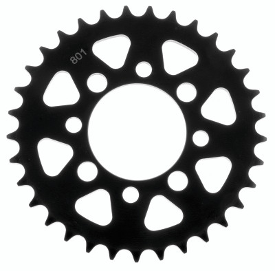 BikeMaster Suzuki Rear Steel Sprocket 420 37T - Black - 965021 User 3