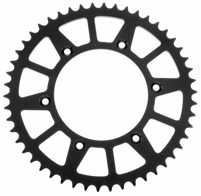 BikeMaster Husaberg Rear Steel Sprocket 520 40T - Black - 965213 User 3