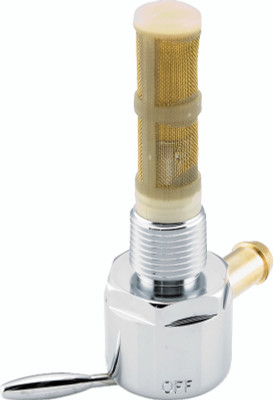 Bikers Choice 57-74 XL Chrome Round Petcock 3/8 NPT Right Outlet - 489638 Photo - Primary