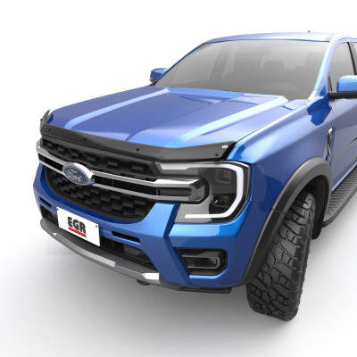 EGR 2024+ Ford Ranger Superguard Hood Shield - Dark Smoke - 303601 Photo - Primary