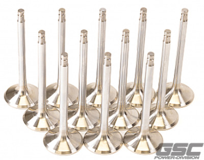 GSC P-D Nissan VR38DETT 33.15mm Head +1mm OS 91.95mm Long 6.6mm Stem Exhaust Valve - Set of 12 - 2057-12 User 1