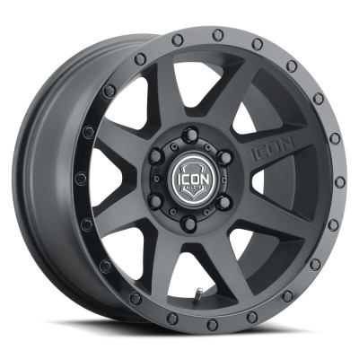 ICON Rebound 18x9 6x135 6mm Offset 5.25in BS 87.1mm Bore Double Black Wheel - 1818906352DB Photo - Primary