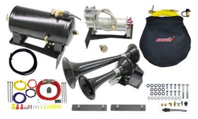 Kleinn 19-21 Chevrolet Silverado/ Sierra Onboard Air System w/ Model 220 Horns - GMTRK-4XTREME Photo - Primary
