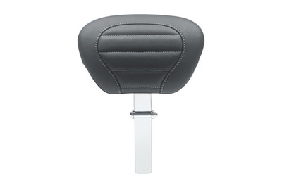 Mustang 08-21 HD Electra Glide,Rd Glide,Rd King,Str Glide Driver Backrest - Black w/ Grey Stitching - 79012GM User 1
