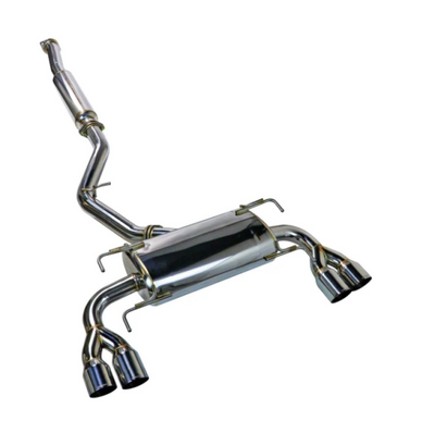 Remark 08-14 Subaru WRX STi GR Hatch Sports Touring Cat-Back Exhaust - SS Quad Tips (Resonated) - RK-C2076S-02 User 1