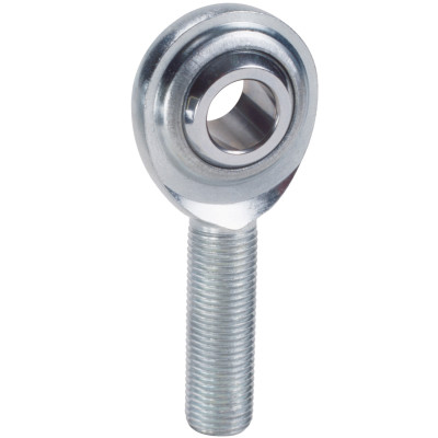 QA1 C Series 2-Pc Rod End - Male/Left Hand - .25in Bore x 1/4-28 - Carbon Steel - CML4 Photo - Primary