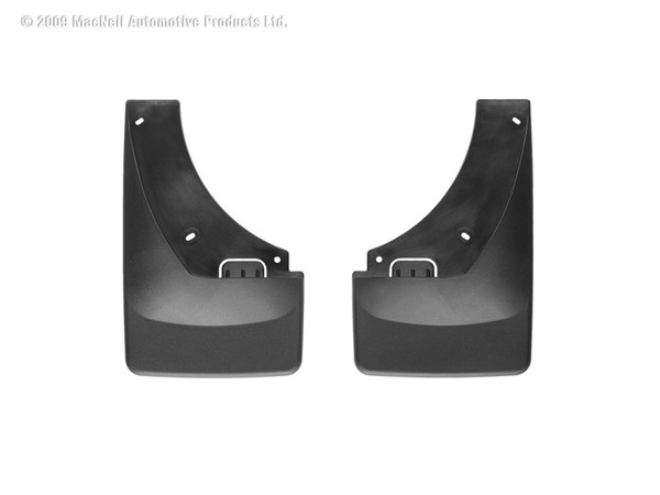 WeatherTech 07+ Chevrolet Avalanche No Drill Mudflaps - Black - 120016