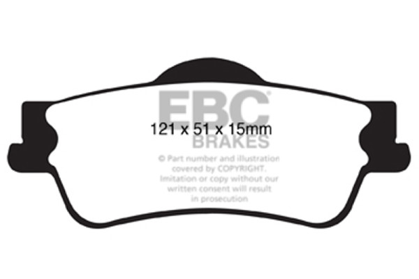 EBC DP31834C Disc Brake Pad Set For Chevy Caprice 2011-2017 NEW
