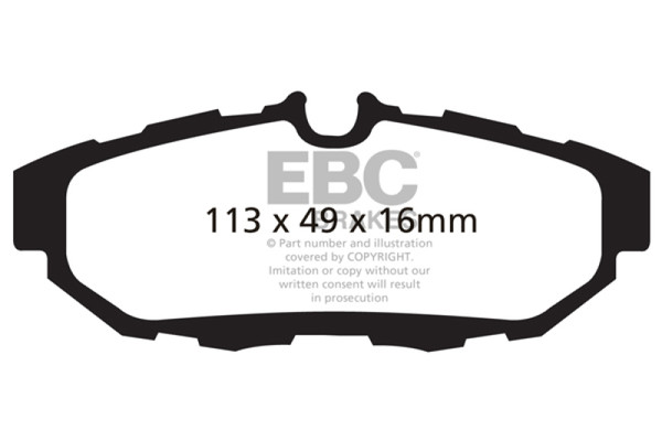 EBC DP31870C Disc Brake Pad Set For Ford Mustang 2010-2014 NEW