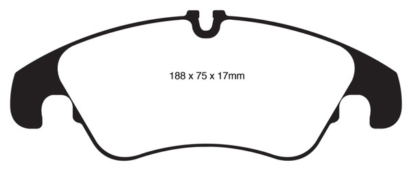 EBC DP32022C Disc Brake Pad Set For Audi A6 Quattro 2014-2016 NEW