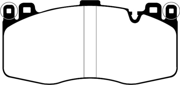 EBC DP32370C Redstuff Ceramic Low Dust Brake Pads Front For BMW X5