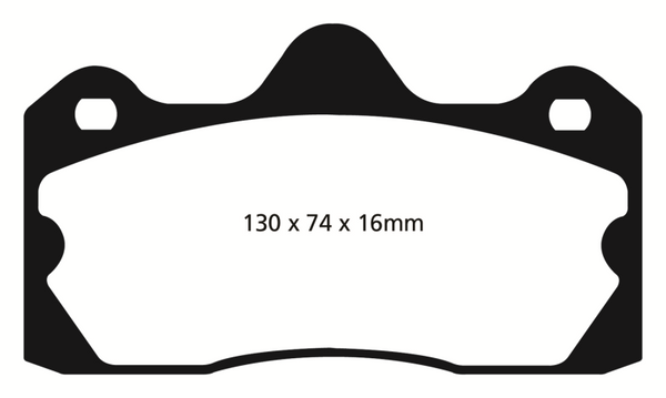 EBC DP4060R Rear Yellowstuff Street And Track Brake Pads For Lotus Evora