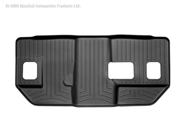 WeatherTech 07-13 Cadillac Escalade ESV Rear FloorLiner - Black - 440668