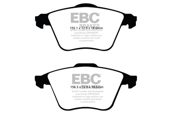 EBC DP41574R Disc Brake Pad Set For Volvo S40 2005-2008 NEW