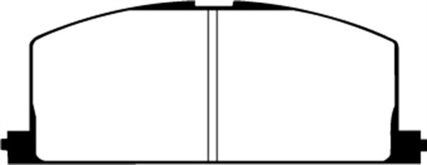 EBC DP4453R Disc Brake Pad Set For Toyota Corolla 1986-1992 NEW