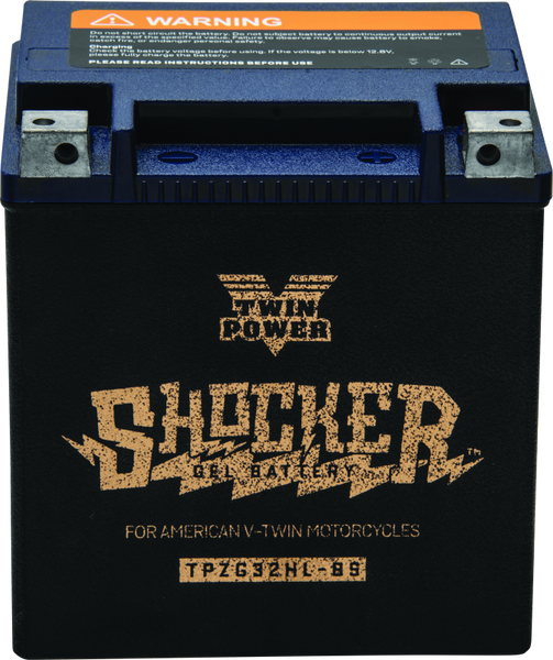 Twin Power YTX-32HL Shocker Gel Battery Replaces H-D 66010-97A 445CCA - 781235