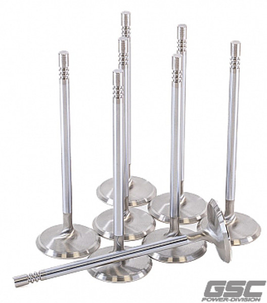 GSC P-D Ford Voodoo/Predator 32.5mm Head STD 109.8mm Long Chrm Super Alloy Exhaust Valve - Set of 8 - 2175-8
