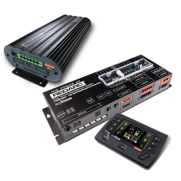 REDARC Total Vehicle Management System - Prime w/Manager30 System & RedVision Display - TVMSKIT05-NA