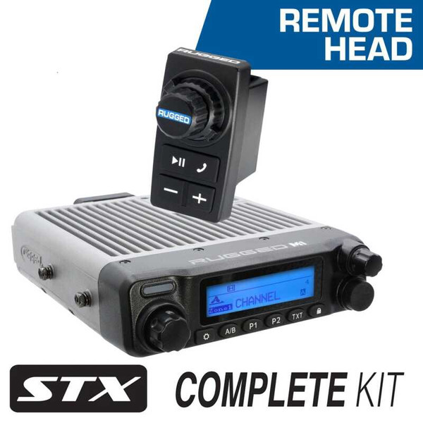 Rugged Radios STX STEREO Complete Master Comm Kit w/ Intercom - 2-Way Radio M1 VHF Business Band - MCK-STX-RS-2P-M1