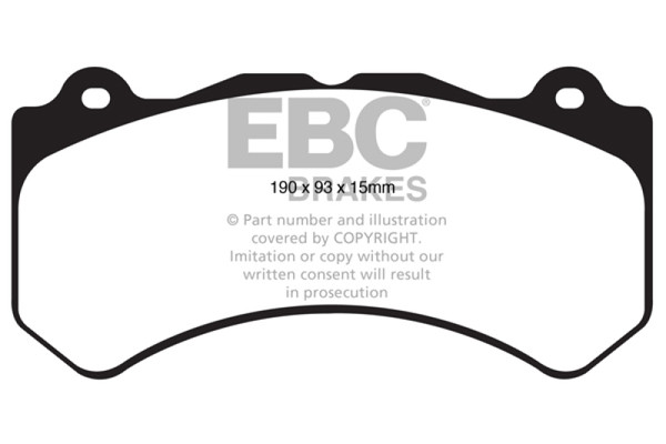 EBC DP51853NDX Disc Brake Pad Set For Chevy Corvette 2016-2019 NEW