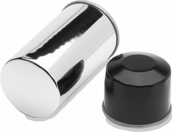 Twin Power Twin Cam and M8 Black Oil Filter Replaces H-D 63731-99A with Backflow Valve - 603602