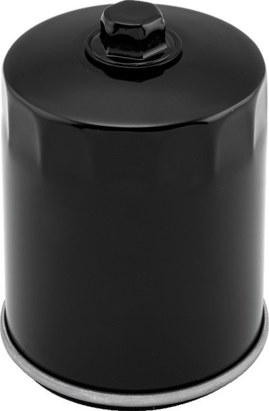 Twin Power 80-99 Big Twin Exc Twin Cam L84-Up XL Black Oil Filter W/Nut Replaces H-D 60305-80A - 603614