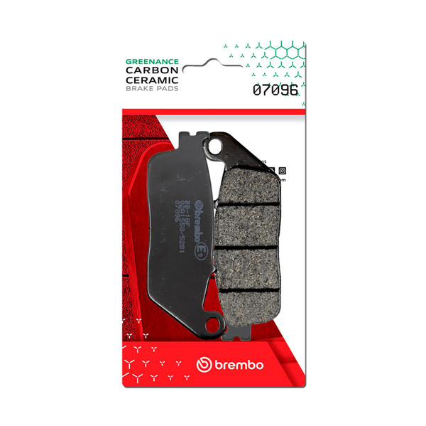 Brembo OE Yamaha Versity/Yamaha X-City/Yamaha X-Max Carbon Ceramic Brake Pad - Front - 07096