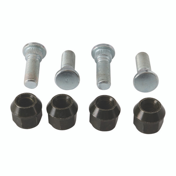 QuadBoss 02-08 Yamaha YFM660 Grizzly 4x4 Front Wheel Stud & Nut Kit - 608238