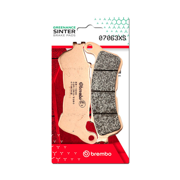 Brembo OE 05-13 Honda NSS 250cc/09-14 Honda SW-T ABS 400cc Sinter Brake Pad - Front - 07063XS