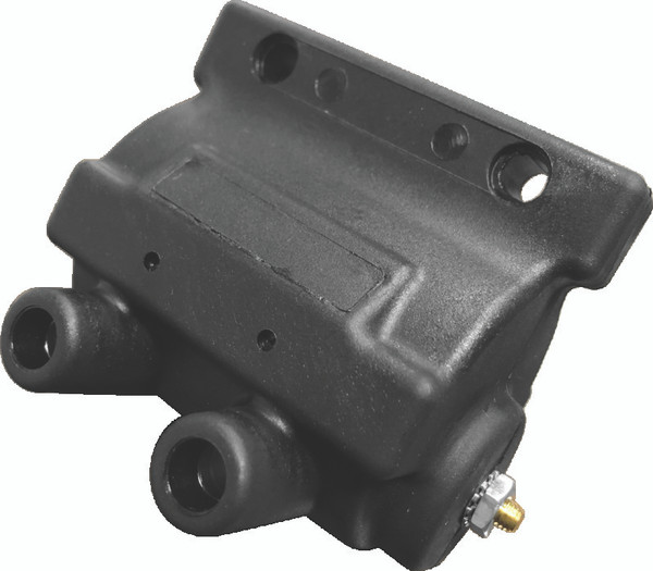 Twin Power 85-99 Big Twin 85-03 XL Exc EFI Power Ignition Coil Black Replaces H-D 31614-83A - 210528