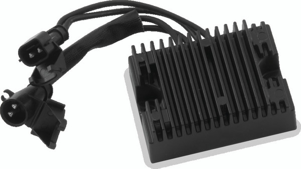 Twin Power 07-08 XL Voltage Regulator Black Replaces H-D 74546-07A 32 Amp - 498257