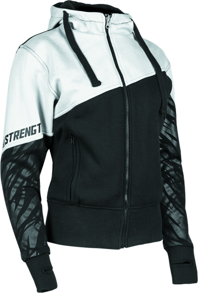 Speed and Strength Cat Outa Hell Hoody White/Black Womens - XL - 884460
