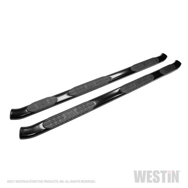 Westin 21-534665 PRO TRAXX 5 Oval Wheel to Wheel Nerf Step Bars, Black