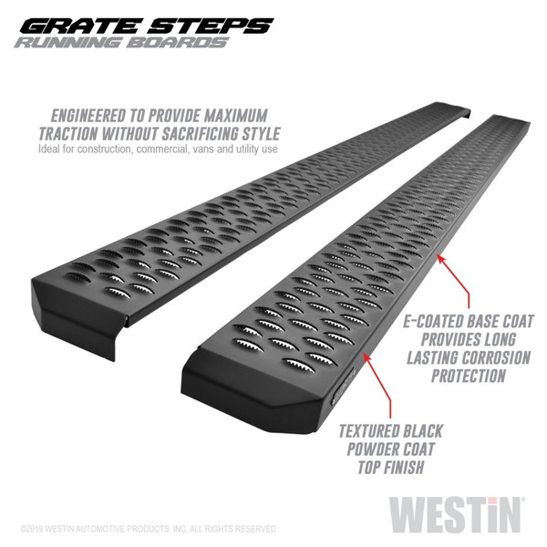 Westin 27-74745 Grate Steps Running Boards for 2003-2006 Chevy Avalanche 1500