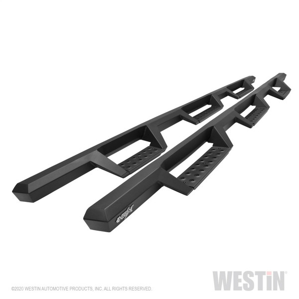 Westin 56-534755 HDX Drop Wheel to Wheel Nerf Step Bars Textured Black NEW