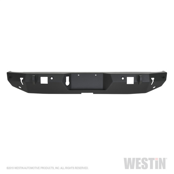 Westin 59-82075 WJ2 Rear Bumper w/Sensors Steel Textured Black