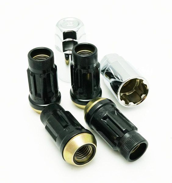 Wheel Mate Muteki SR45R Lock Set 12x1.25 - Black (4pcs) - 34937B