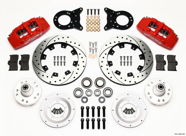 Wilwood 140-12945-Dr Disc Brake Big Brake Front XDrilled Rotors