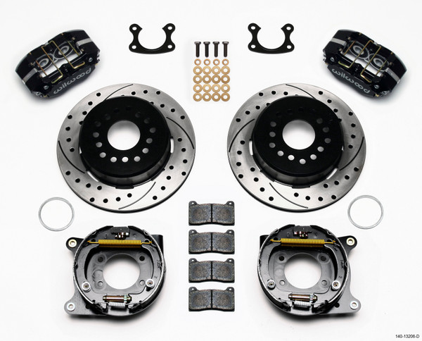 Wilwood 140-13206-D Dynapro Dust-Boot Rear Parking Brake Kit