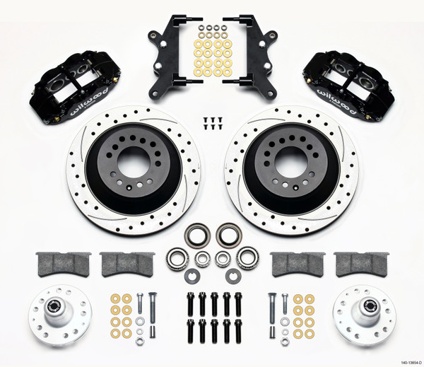 Wilwood Narrow Superlite 6R Front Hub & 1PC Rtr Kit 12.88in Dril 60-68 Ford / Mercury Full Size - 140-13654-D