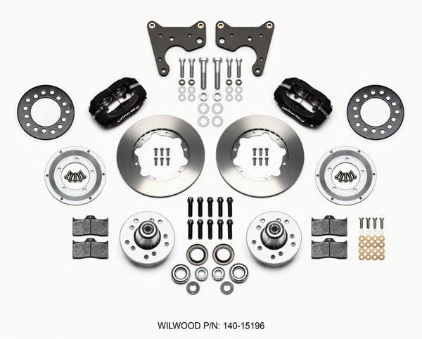 Wilwood 140-15196 Forged Dynalite Pro Series Front Brake Kit - Black Caliper