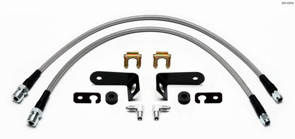 Wilwood 220-12016 Flexline Front Brake Hose Kit For 2011 Honda CRZ NEW