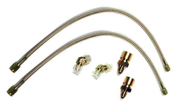 Wilwood 220-6471 Flexline Brake Hose Kit Kit For 86-93 Mustang NEW