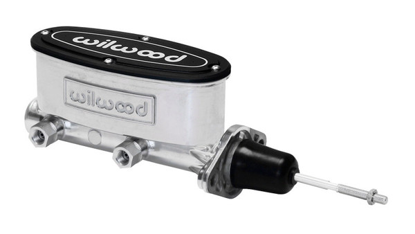 Wilwood 260-9439-P Aluminum Tandem Master Cylinder with Pushrod - 7/8" Bore