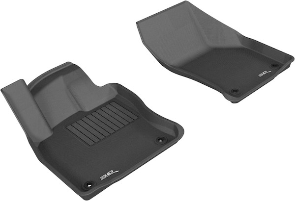 3D MAXpider fits 2015-2018 Volkswagen Golf Kagu 1st Row Floormat - Black - L1VW05011509