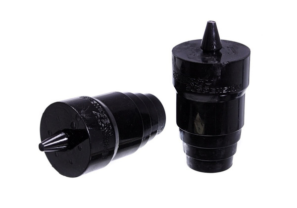 Energy Suspension 2.9105G Black Tailgate Spare Tire Bumper Set