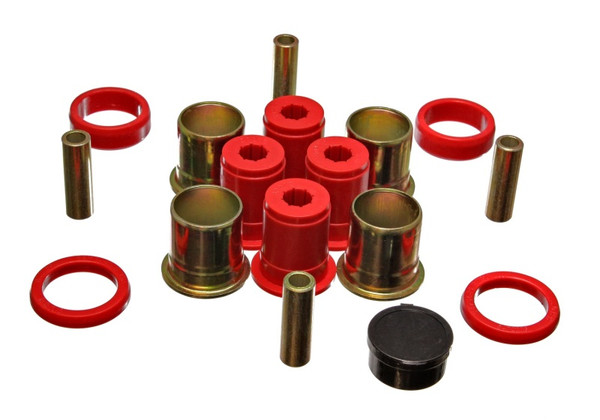 Energy Suspension 3.3169R Control Arm Bushing Set Red Rear - Upper